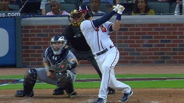 SD@ATL: Swanson hits an opposite-field RBI single