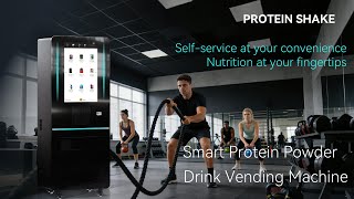 The brand-new generation protein shake vending machine JK91 has been launched