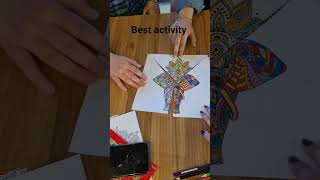 mandala time with us #trend #activity #bestfriend #mandala