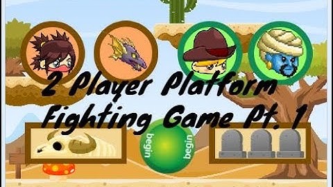 Scratch Tutorial | 2 Player Platform Fighting Game | Part 1 | How to make a scratch platformer game