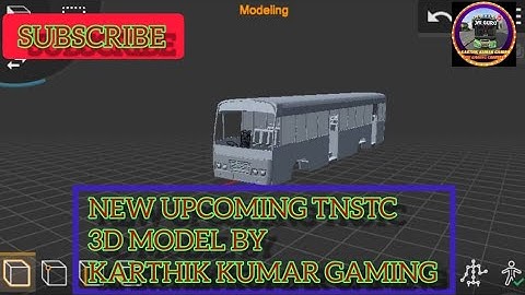 NEW UPCOMING TNSTC BUS 3D MODEL BY KARTHIK KUMAR GAMING