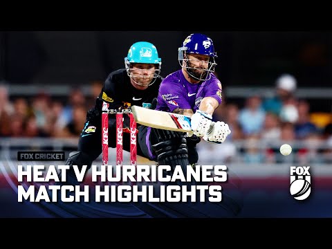 Brisbane Heat vs Hobart Hurricanes - Match Highlights | 20/01/23 | Fox Cricket