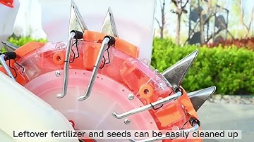 2 In 1 Precision Seeder with fertilizer and seed replenisher | tractor seeder