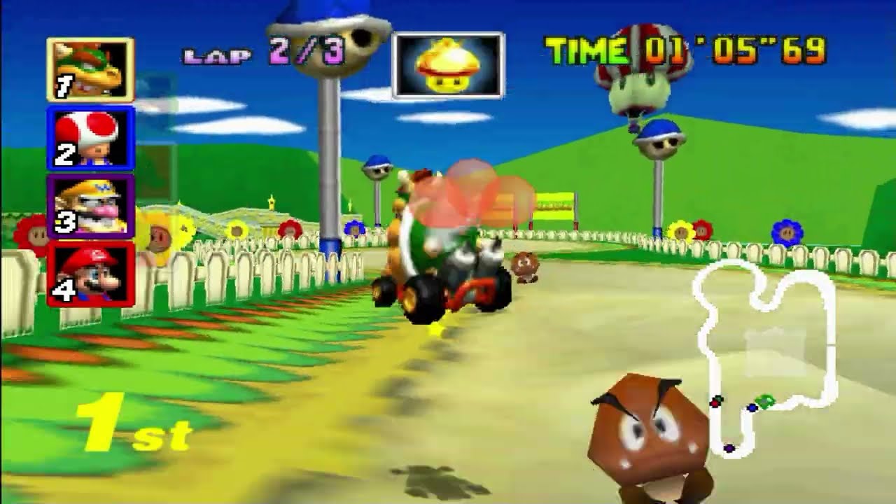 Mario Kart 64 Amped Up v2.96A Balloon Race 150cc 