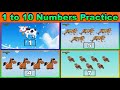 1 to 10 Numbers Practice video for kids of pre primary (Nursery) classes from Ananya Kids TV