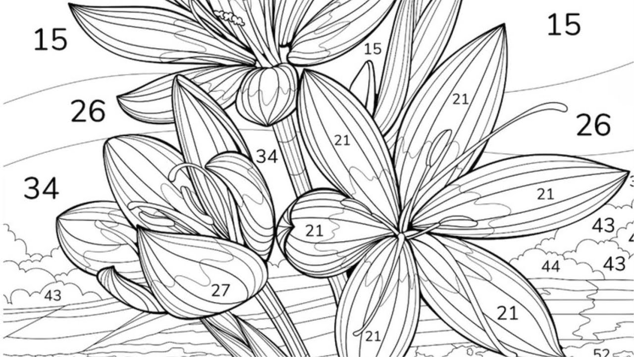 A cluster of beautiful lilies blooming against a backdrop of hills