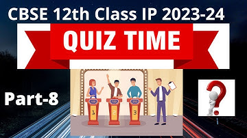 QUIZ ONCOMPUTER NETWORKING #8 | IP CLASS 12 | HOW TO ATTEMPT MCQ IN CBSE BOARD 2024 | MCQ TYPE