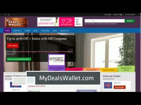 Online Coupons and Coupon Codes for Discount Shopping – MyDealsWallet.com