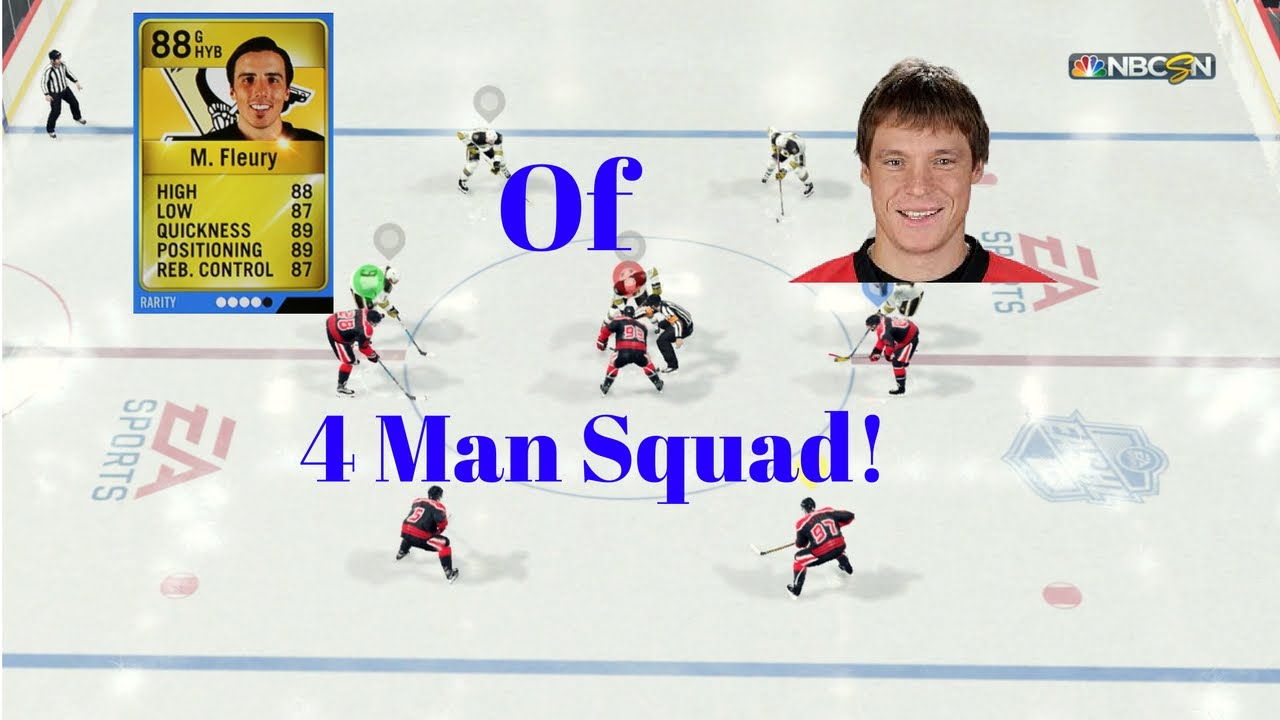 EASHL 4 Man Team (NHL 17 Gameplay)