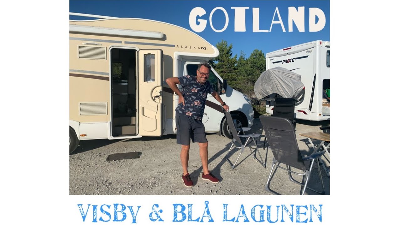 Med husbil till Gotland, medeltidsveckan i Visby och Blå lagunen.