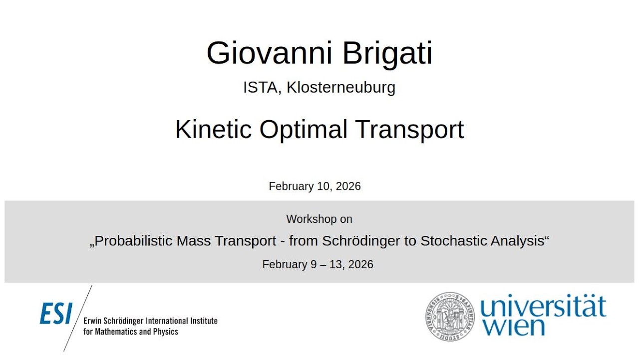 Giovanni Brigati - Kinetic Optimal Transport