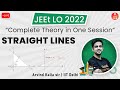 Straight Lines | Complete Theory in One Session | JEE Main 2022 | JEEt Lo 2022 | Arvind Kalia Sir