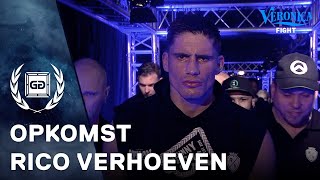 Opkomst Rico Verhoeven tijdens Collision II