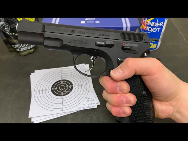 CZ75 2nd Version Heavyweight KSC Gas Blowback Unboxing Review