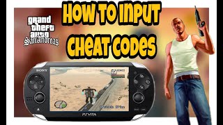 How to input cheat codes on GTA San Andreas port on PSVITA