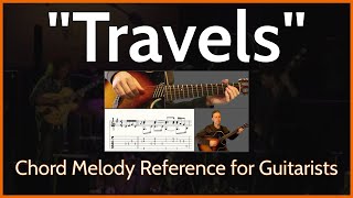 "Travels" (Pat Metheny) - Chord Melody Reference for Guitarists screenshot 2