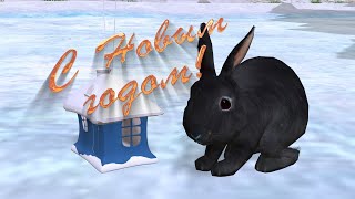 Волшебное Превращение - С Наступающим Новым Годом Черного Кролика!