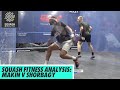 Squash Fitness Analysis: Joel Makin v Mohamed El Shorbagy
