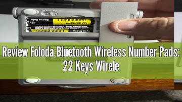 Review Foloda Bluetooth Wireless Number Pads: 22 Keys Wireless Financial Accounting Numeric Keypad,