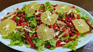 Winter Salad Recipe | How to prepare Winter Salad