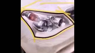 Revive Your Headlights' Radiance with Restoration Polish! Watch How Your Car Transforms.