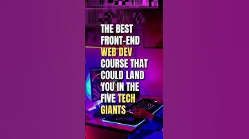 Best Front end Web Dev Course That Could Land You in The FIVE Tech Giants 😍😍😍 #shorts #short