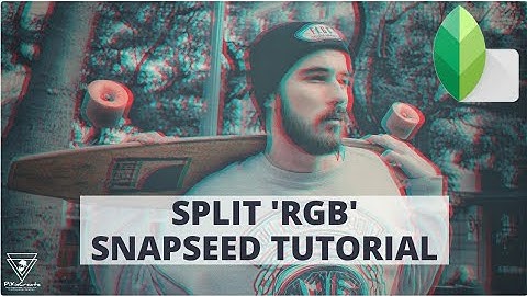 Glitch Effect aka Split RGB | Snapseed Tutorial | PiXinCreate