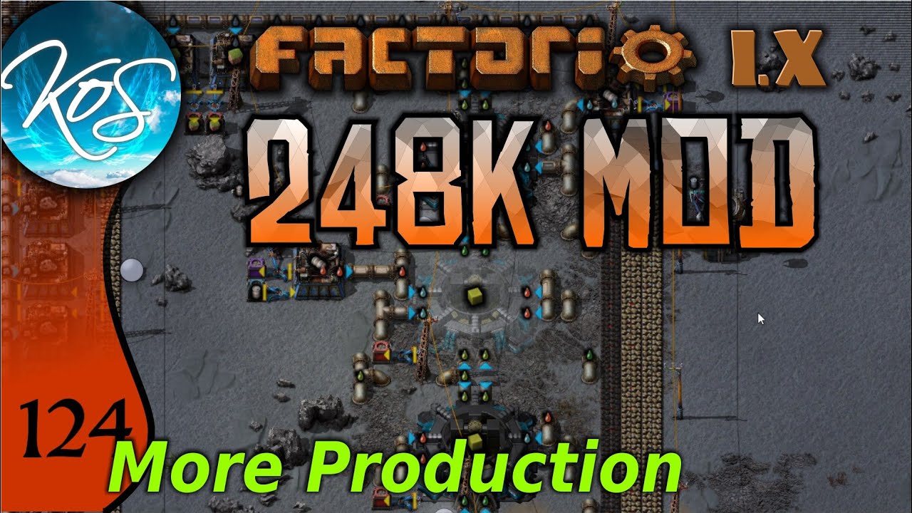 Factorio 248k Mod 124 - MAKING MORE YELLOW CUBES! - Tips & Tricks - YouTube