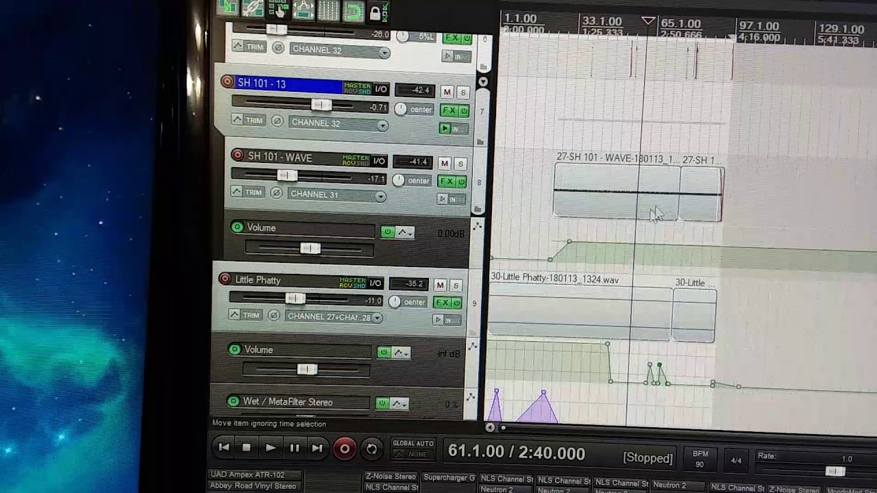 home studio design Synthesizer Mixing