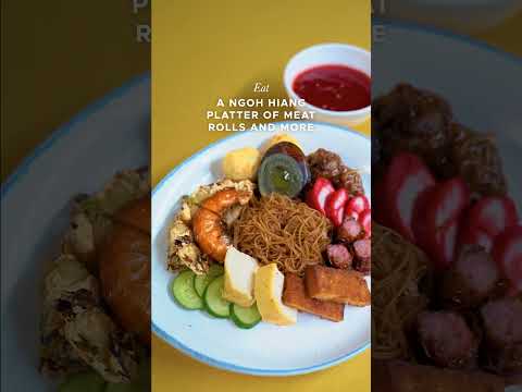 Video: Spising på Maxwell Food Centre, Singapore