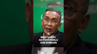 Perlu izin pengerusi untuk mesyuarat, aktiviti PN, kata Takiyuddin