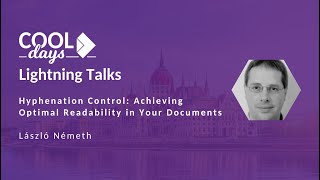 Hyphenation Control: Achieving Optimal Readability in Your Documents - Laszlo Nemeth