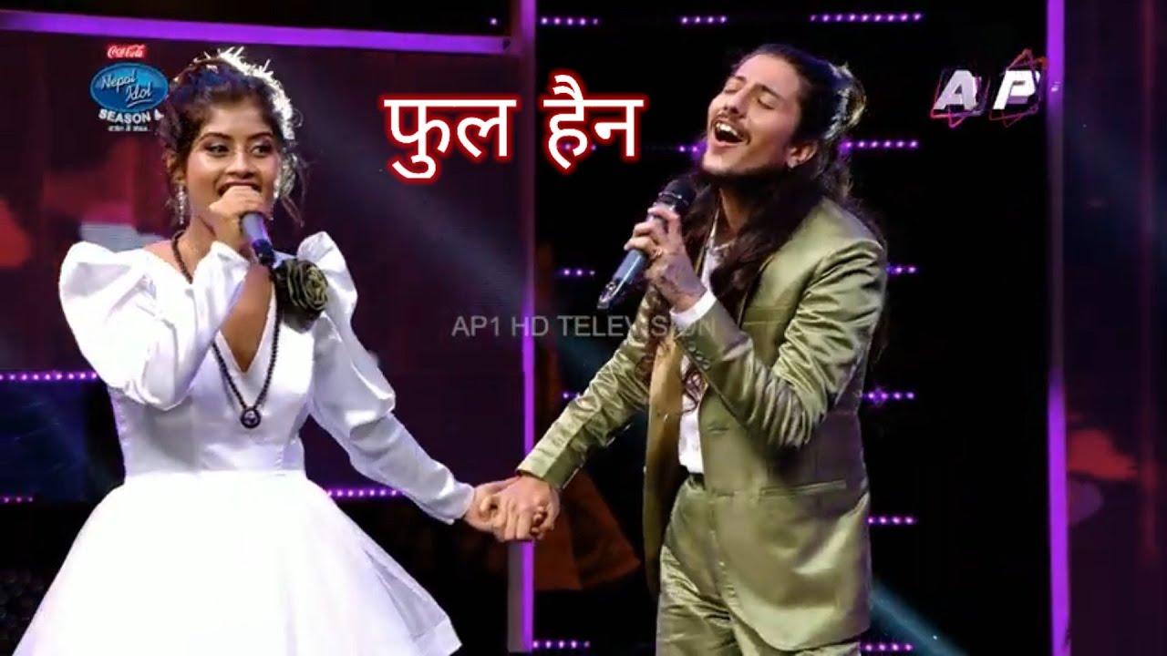 Benisha PoudelAadesh Poudel Phool Haina Nepal Idol Season 4 Performance Artic Music Nepal 2022