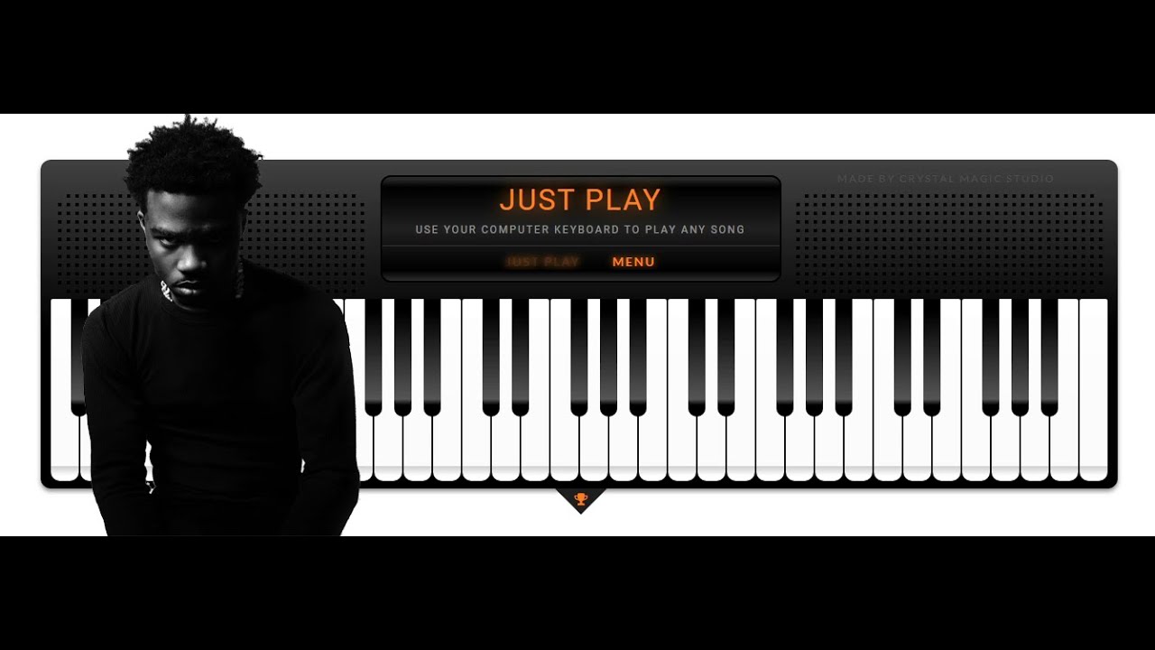 Roddy Ricch The Box Virtual Piano Sheets Youtube