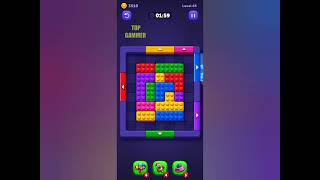 Block Out! Color Sort Puzzle level 65 gameplay walkthrough solution