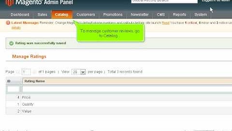 Quick overview over Magento Product Reviews | Tutorial