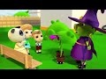 Don't Be Afraid Of Monsters! Kids Run away from Zombies | Escape Ghost Castle + More Baby Songs #346