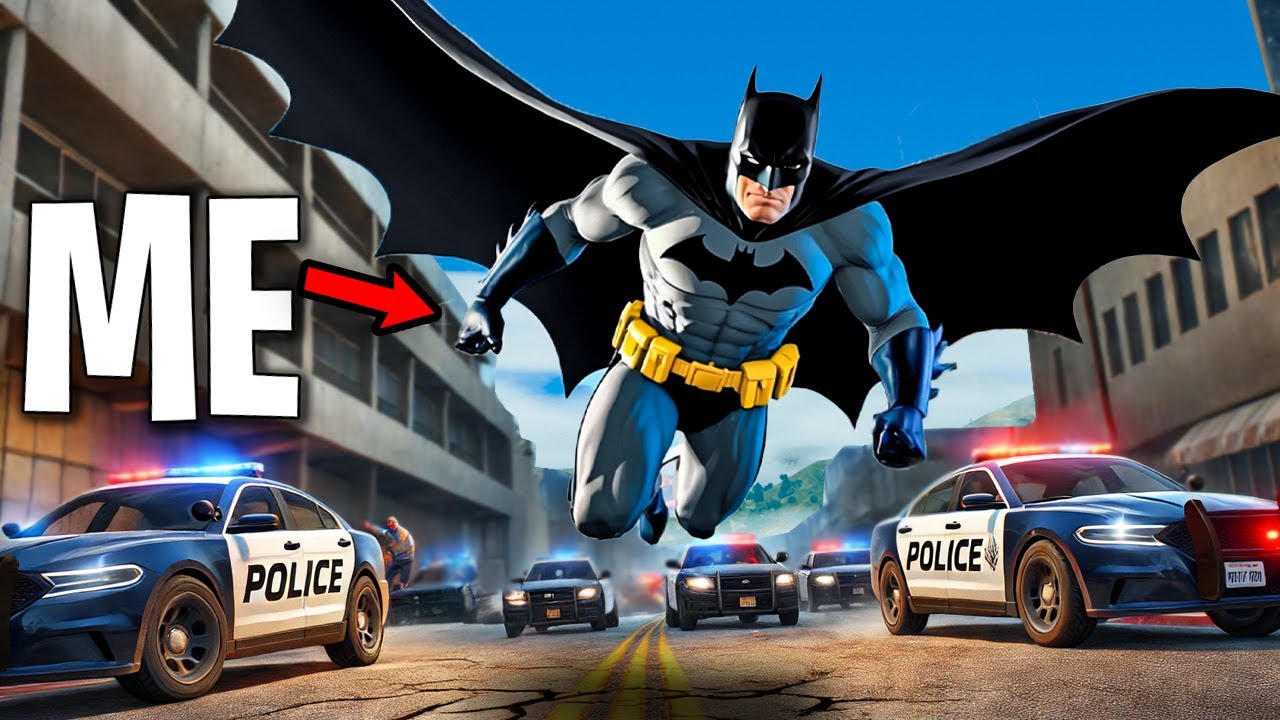 Joining Police Force as Batman on GTA 5 RP