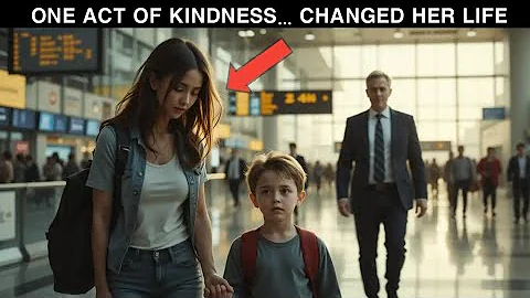 Single Mom Helps Lost Boy at Airport — Hours Later, She Meets His Billionaire Father...