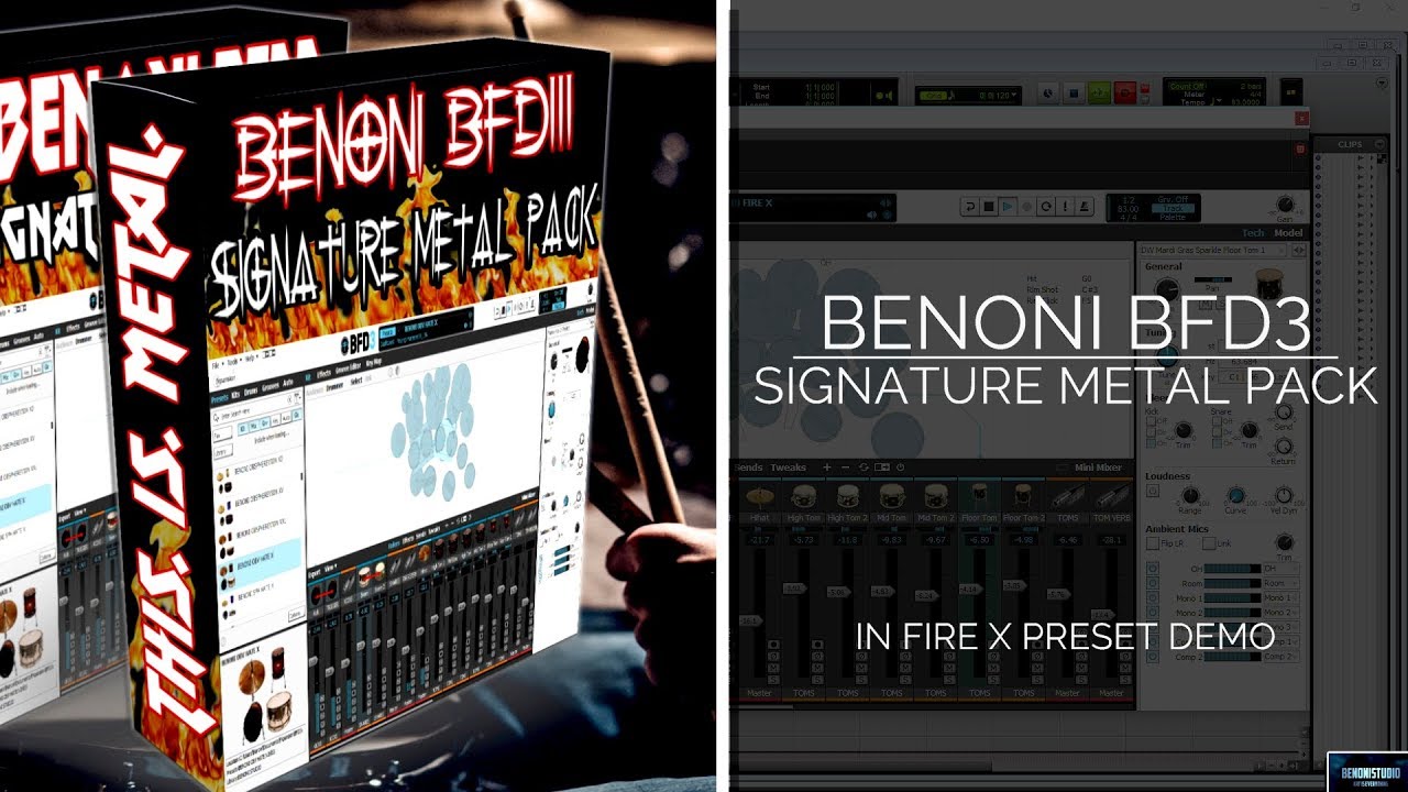 IN FIRE X PRESET DEMO | BENONI BFD3 SIGNATURE METAL PACK