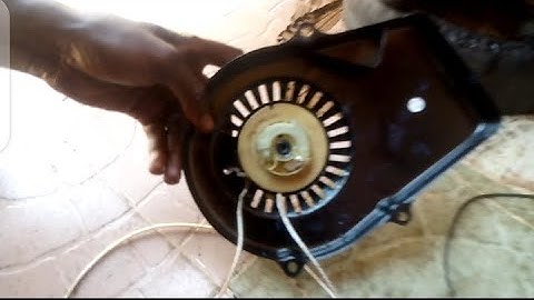 Generator Pull Cord Repair