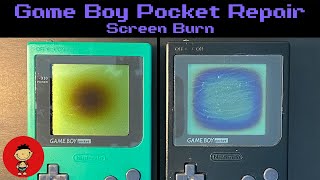 Game Boy Pocket Screen Burn - Retro Console Restoration