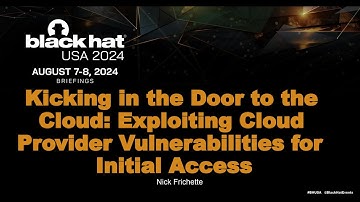 Kicking in the Door to the Cloud: Exploiting Cloud Provider Vulnerabilities for Initial Access