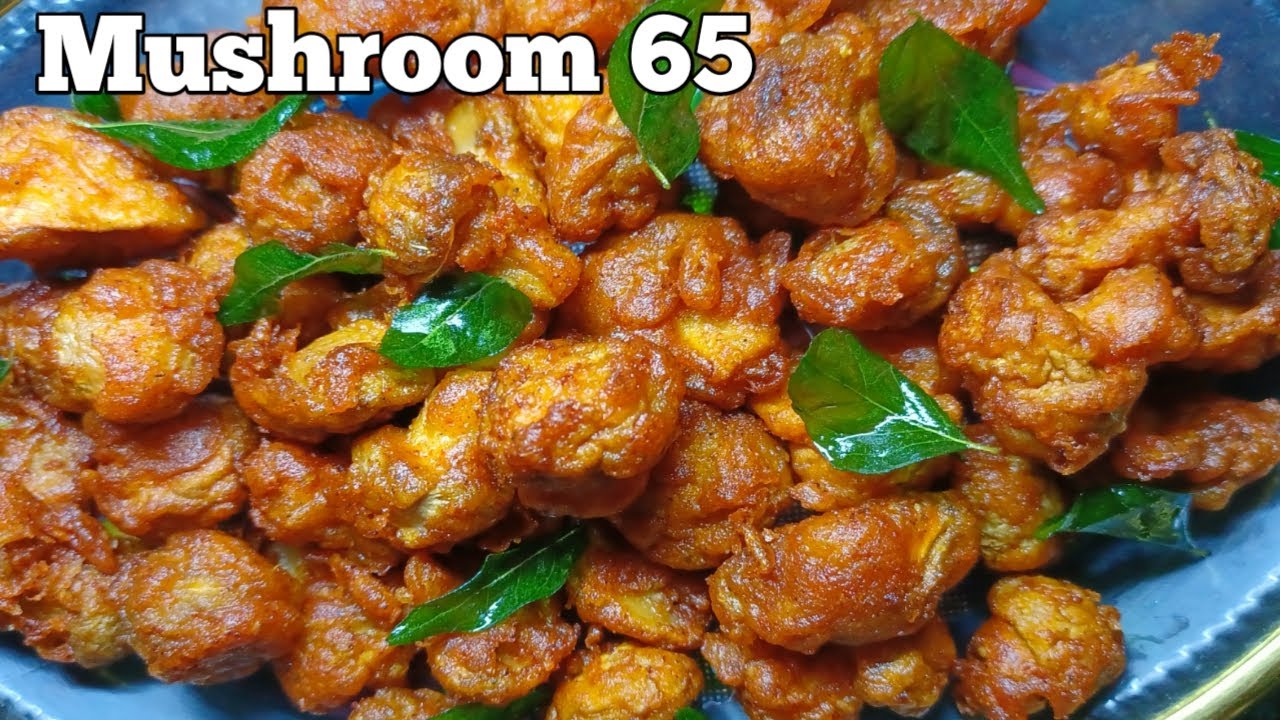 Mushroom 65 in kannada Mushroom recipe Hotel style Mushroom 65