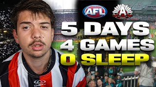 How I Went To 4 AFL Games Running On ZERO SLEEP