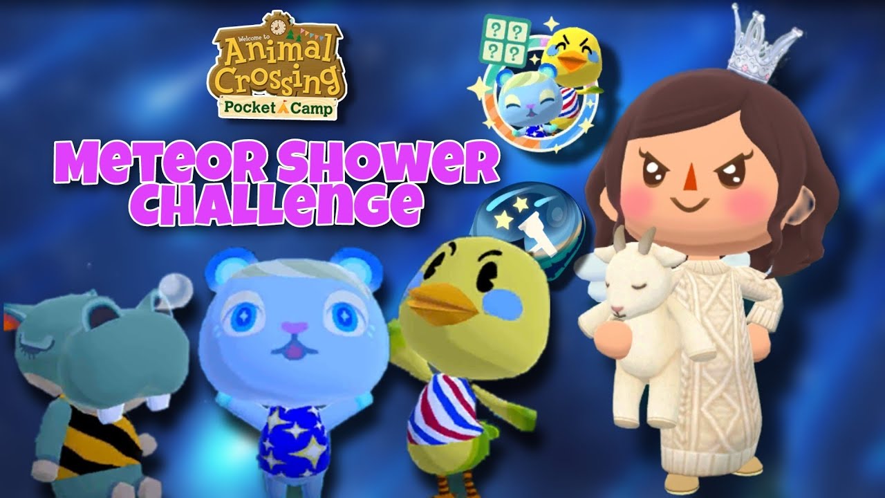 Meteor Shower Challenge ☄️ (Opening Sasha's Gazing Cookie) Animal