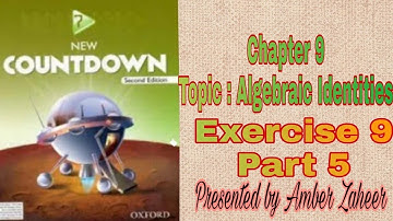Countdown Mathematics 2nd Edition || Grade 7th || Part: 5 Chapter 9 || Exercise 9