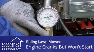 How To Fix A Riding Lawn Mower That Wont Start Engine Cranks But Wont Start