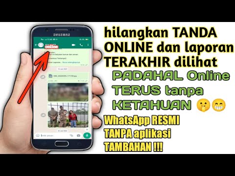 Cara menghilangkan tanda online di wa - Cara sembunyikan tanda online