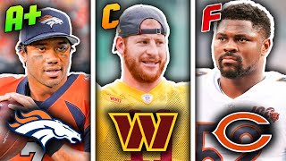 The OFFICIAL Final Offseason Grades For All 32 NFL Teams Revealed...